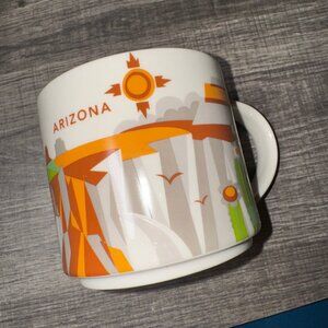 ☀️ Starbucks You Are Here Arizona Mug 🌵 Desert Travel Collectible 14oz